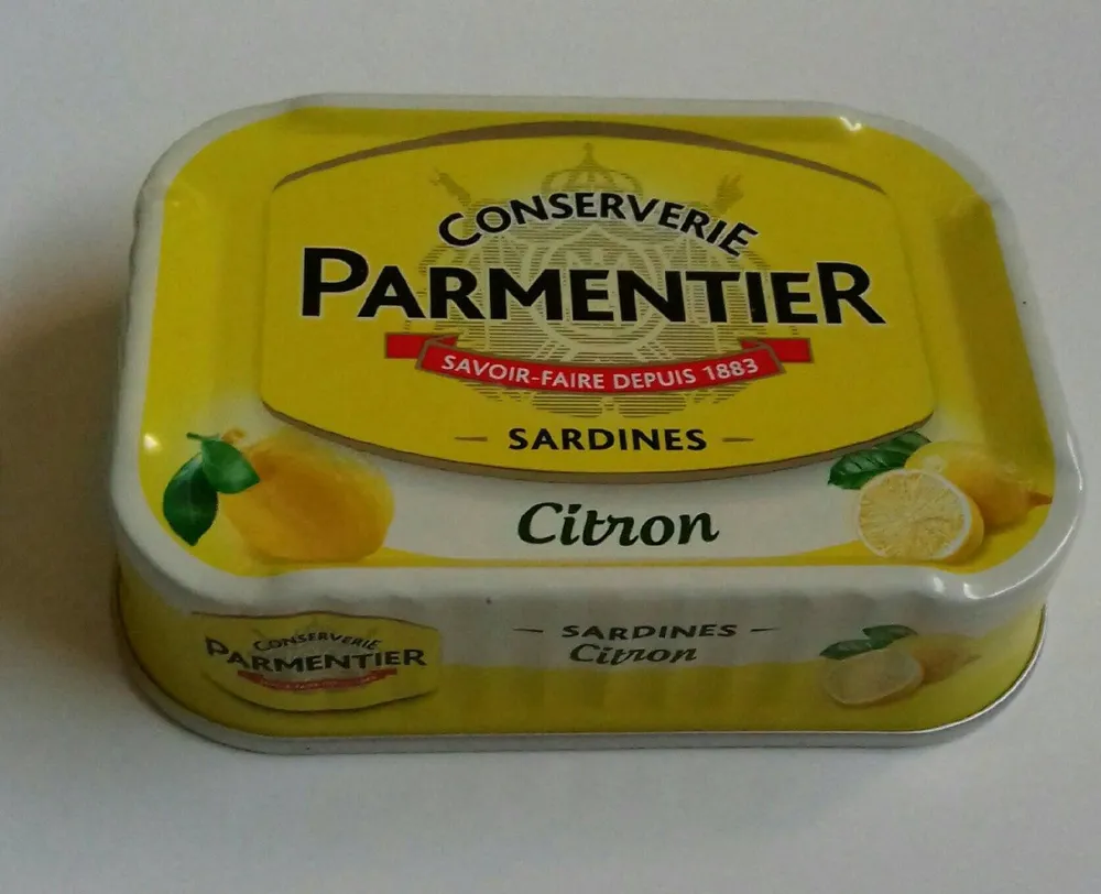 Sardines à l'huile et au citron