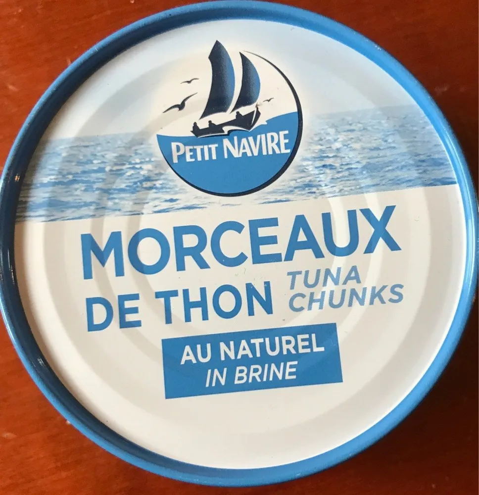 Morceaux de thon au naturel