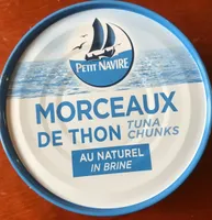 Morceaux de thon au naturel