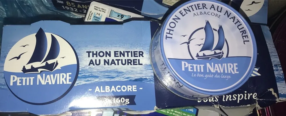 Thon entier Albacore naturel