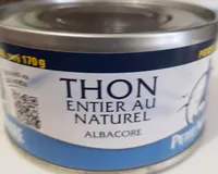 Thon entier au naturel albacore
