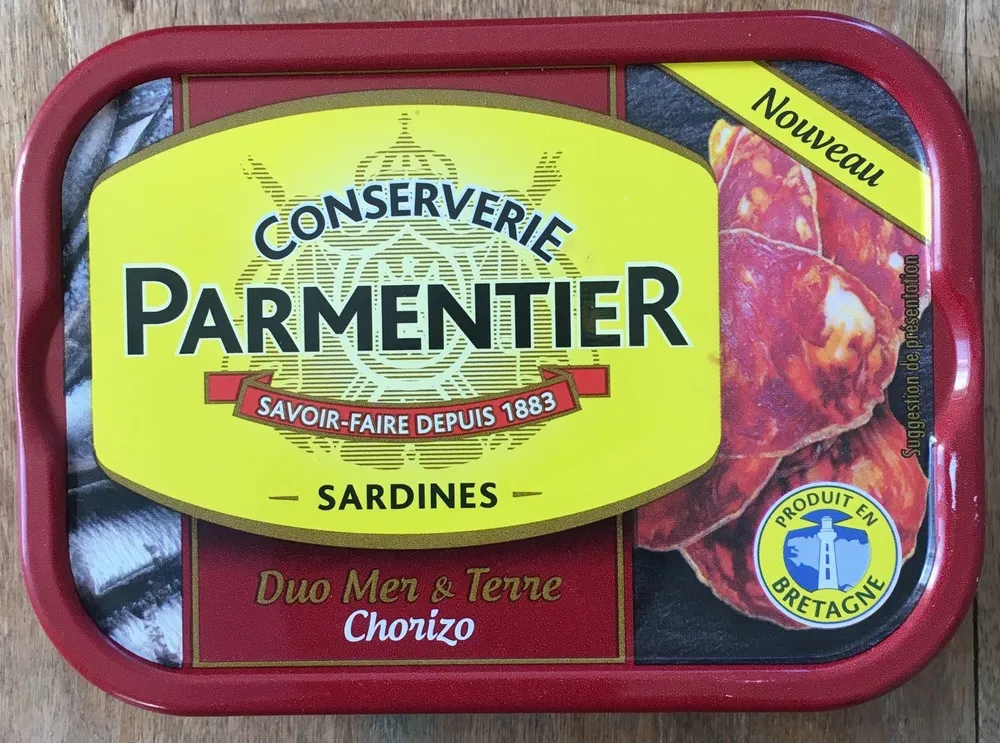 Sardine duo mer & terre Chorizo