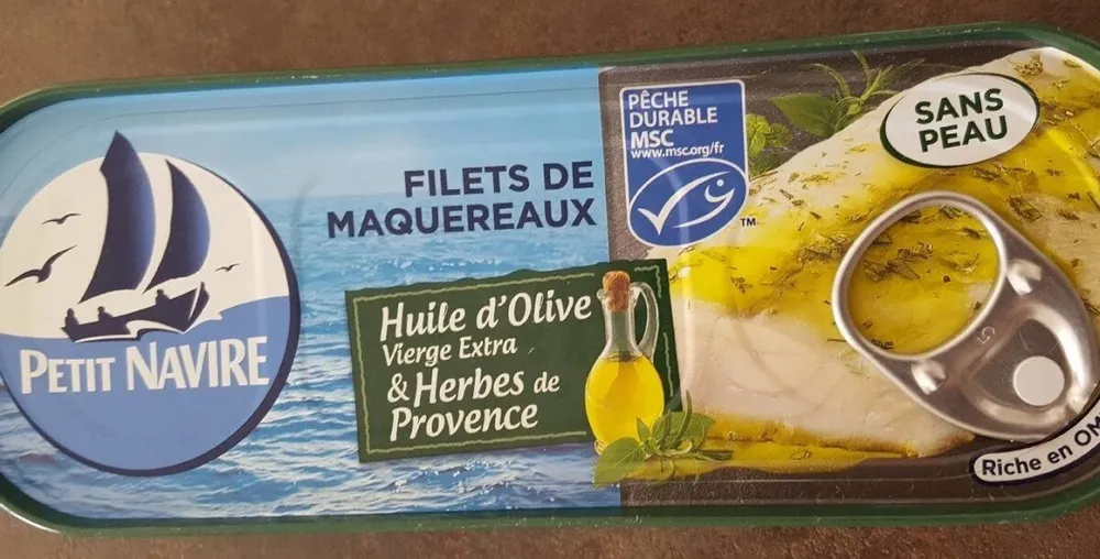 Filets de Maquereaux - Huile d'Olive Vierge Extra & Herbes de Provence