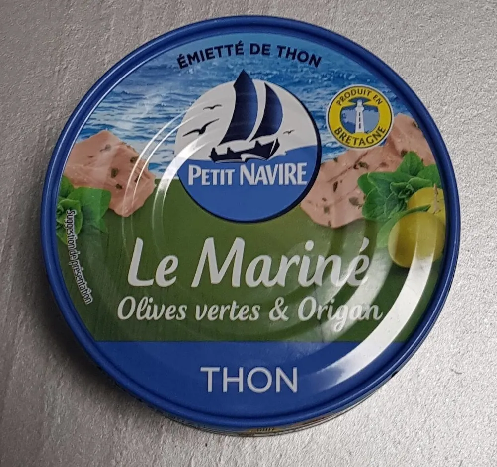 Le mariné thon olives verte et origan