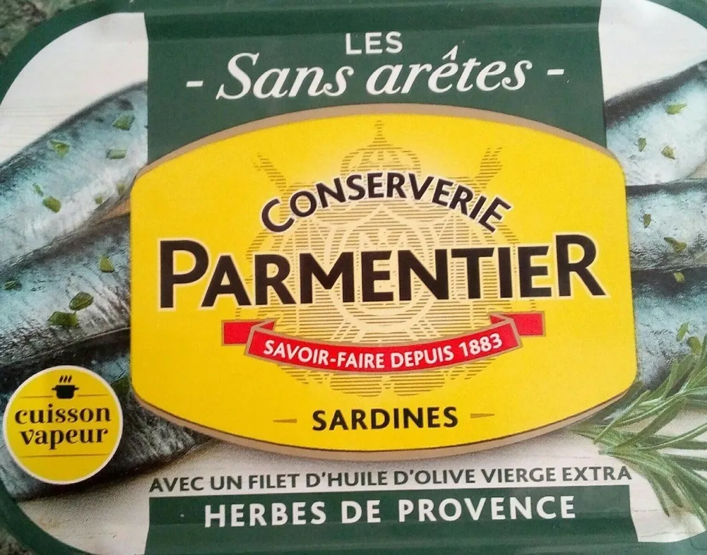 Sardines sans arrêtes herbes de Provence