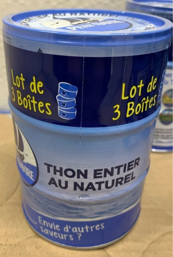 Thon entier au naturel Albacore
