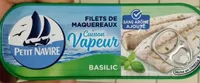 Filets de maquereaux Cuisson Vapeur Basilic