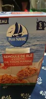 Semoule de blé & émietté de thon mariné à l ail et piment