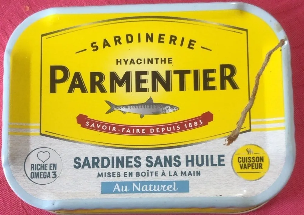 Sardines sans huile