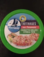 Tartine au saumon courgettes grillees