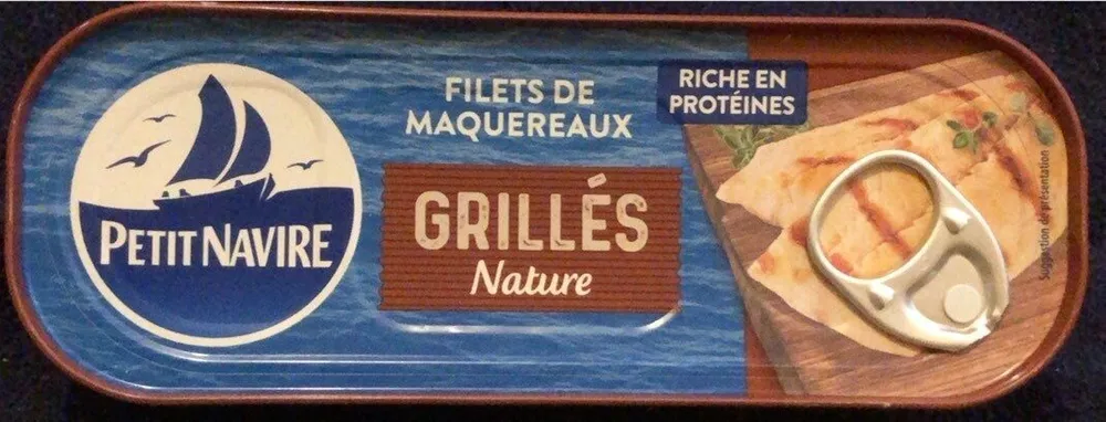 Filet de maquereaux grillés nature