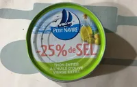Thon entier à l'huile d'olive vierge extra
