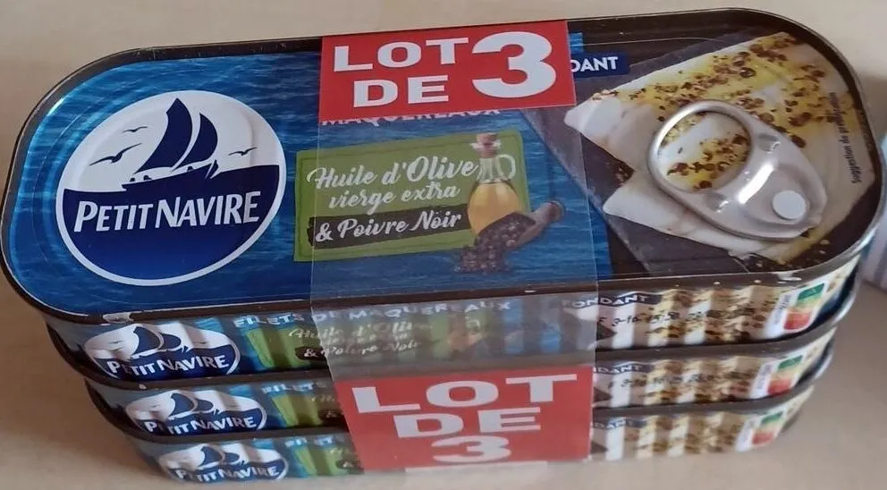 Maquereaux Huile d'olive vierge extra & Poivre Noir
