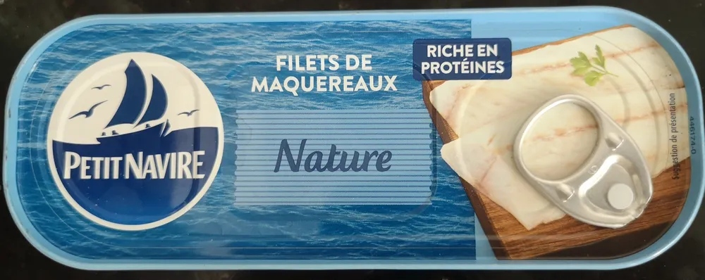 Filets de maquereaux nature