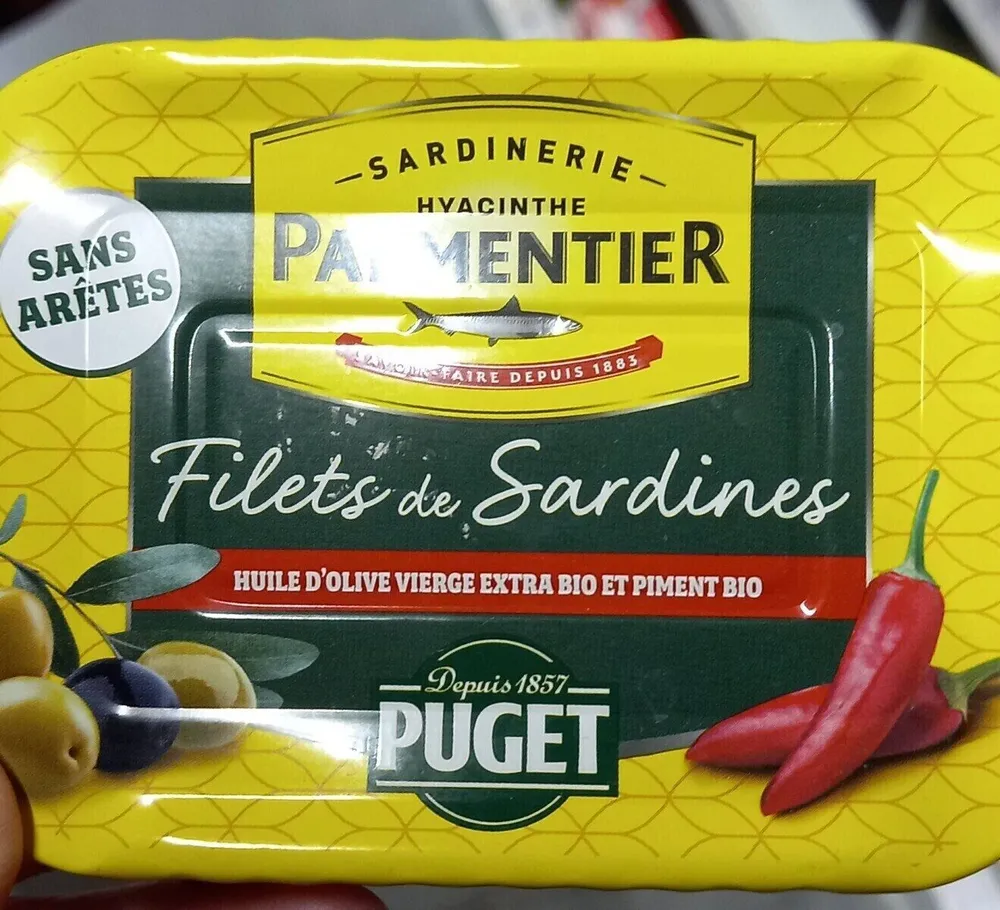 Filet de sardines à l'huile d'olive vierge extra et piment