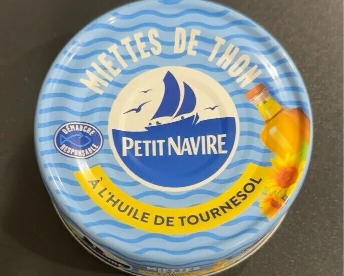 Miette de thon a lhuile de tournesol
