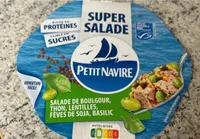 Super Salade Boulgour, Tuna, Gentiles And Basil