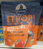 ET HOP!  Effilochés de thon sauce arrabiata