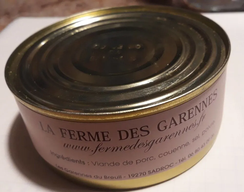 Confit de porc