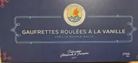 Gaufrettes roulées a la vanille