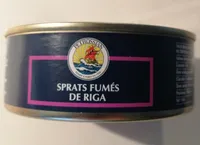 Sprats fumés de Riga