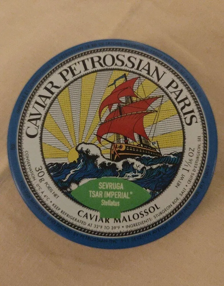 Caviar Malossol Sevruga Tsar Imperial