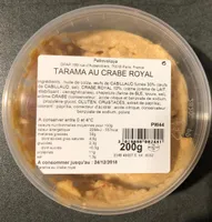 Tarama au crabe royal