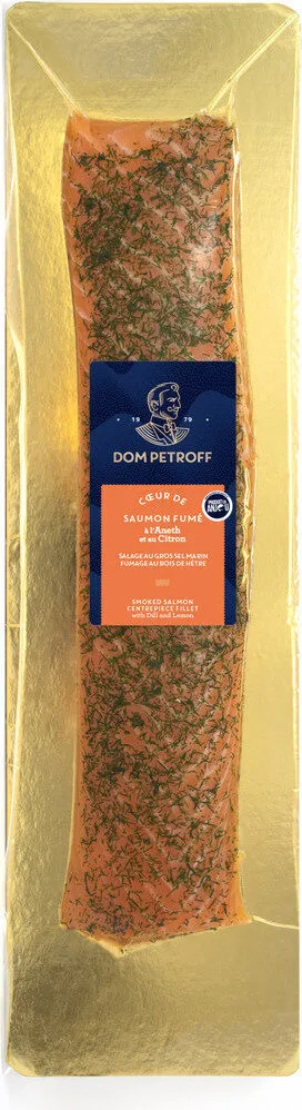 Coeur de saumon fumé à l'aneth et au citron