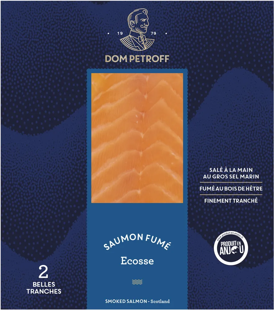 Saumon fumé écossais 2 tranches