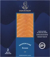 Saumon fumé écossais 2 tranches
