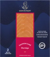 Saumon fumé norvègien 2 tranches