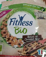Fitness bio avoine chocolat noir