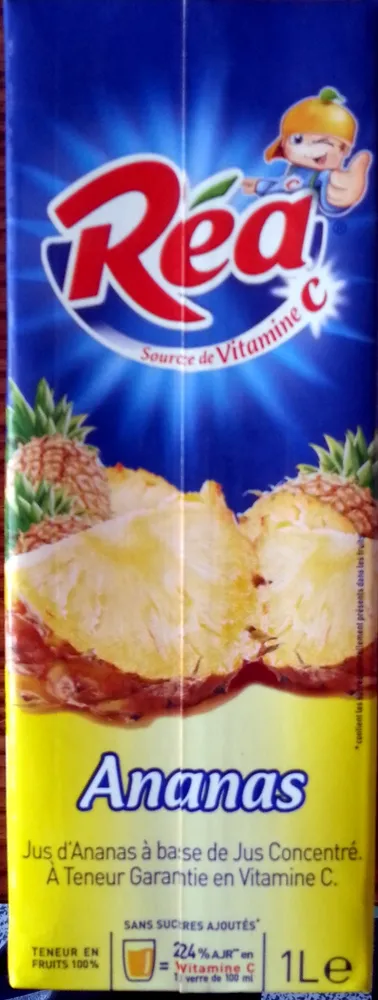 Jus d'ananas à de base de jus concentré