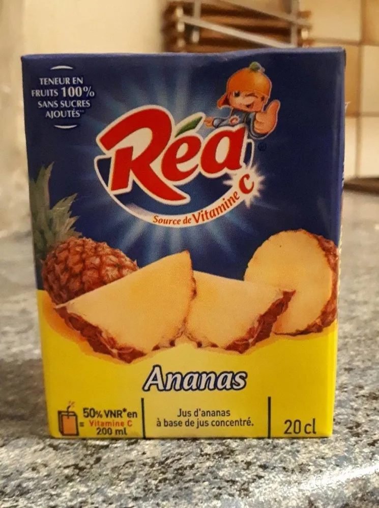 Jus d'ananas a base de jus concentré