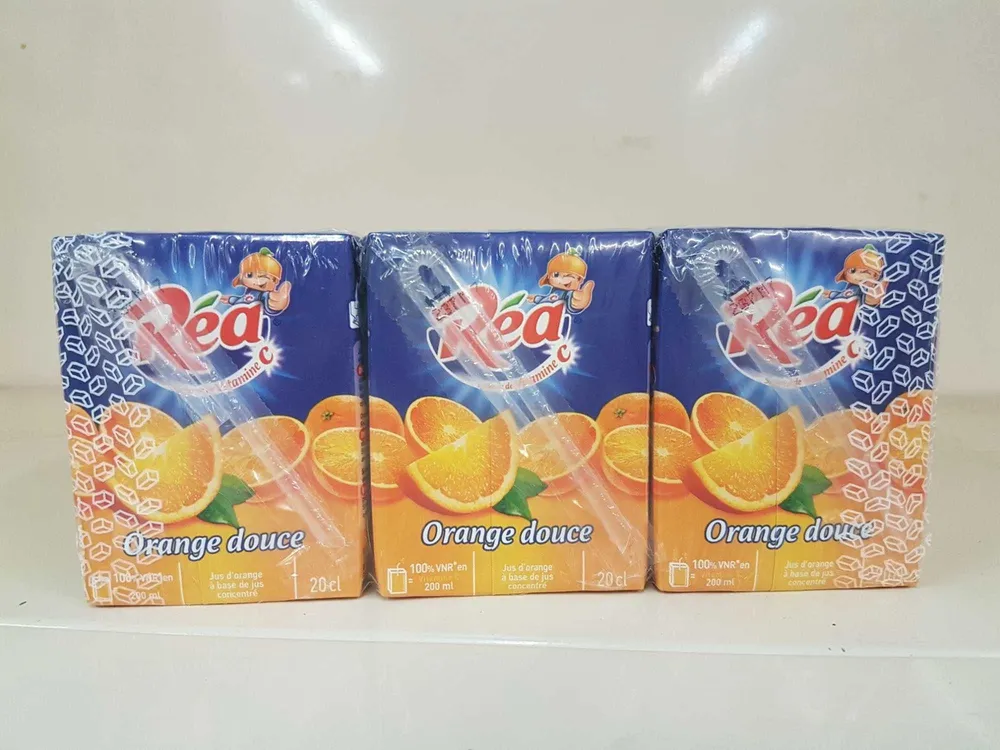 Jus D'orange, Pack De 6 Fois 20 Centilitres, Marque Rea