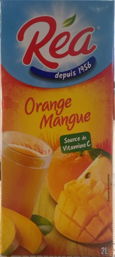 Jus d’orange et mangue