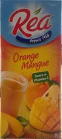 Jus d’orange et mangue