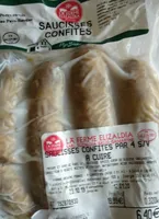 Saucisses confites