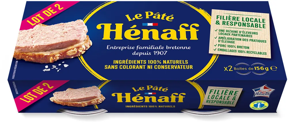 L2 1X5Pate Porc Henaff Os,