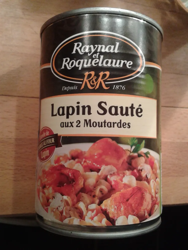 Lapin Rôti aux 2 Moutardes