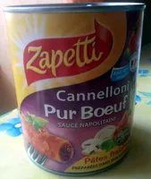 Cannelloni Pur Bœuf (Sauce Napolitaine)