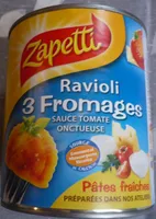 Ravioli 3 Fromages (Sauce Tomate)