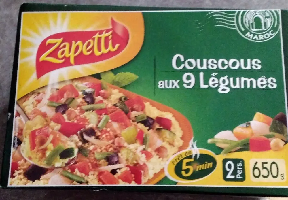 Couscous aux 9 Légumes