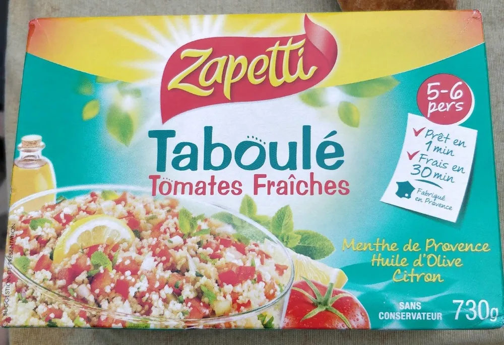 Taboulé Tomates fraîches