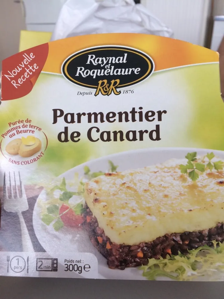 Parmentier de Canard