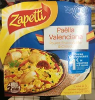 Paëlla Valenciana Poulet, Fruits de Mer & Chorizo