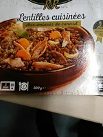 Lentilles cuisines aux émincés de canard