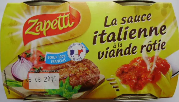 La sauce italienne à la viande rôtie