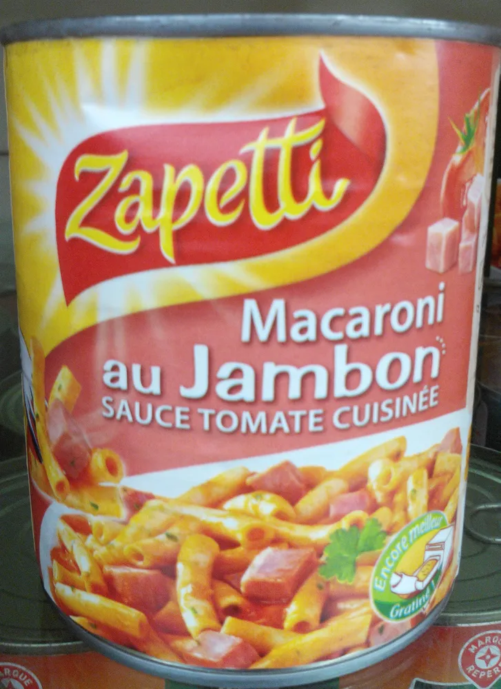 Macaroni au Jambon, Sauce Tomate Cuisinée