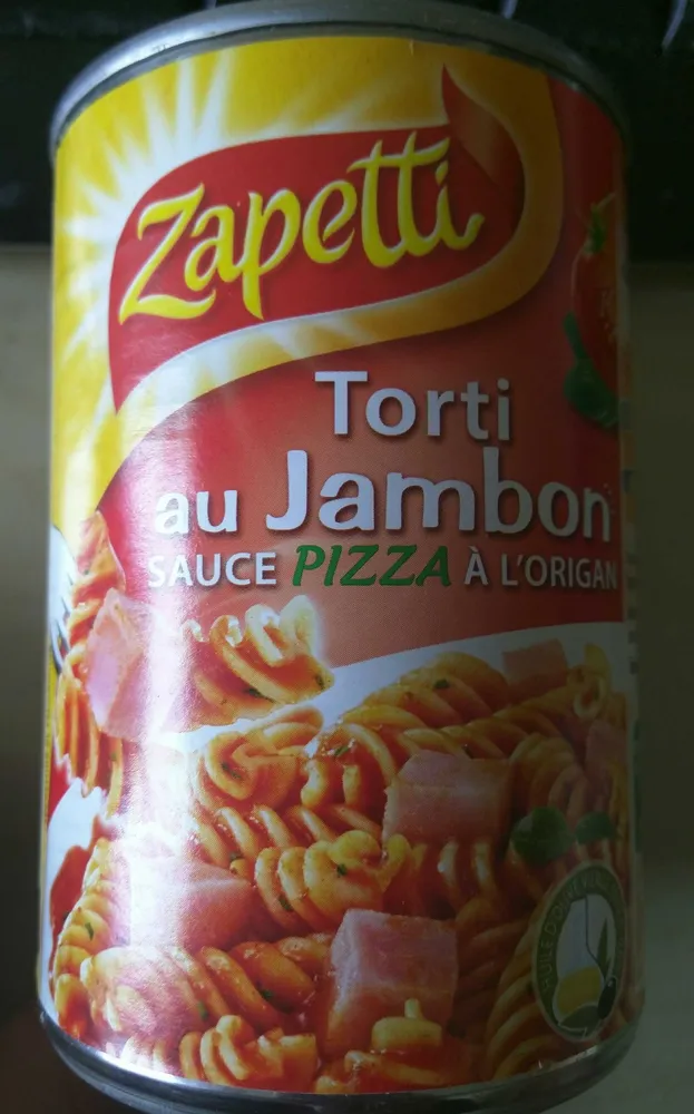 Torti au jambon, sauce pizza à l'origan